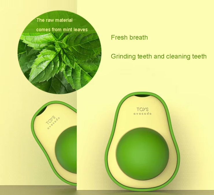Modern Avocado Cat Toy
