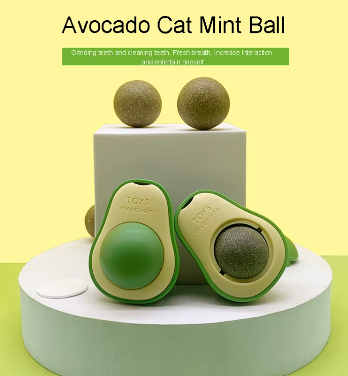 Modern Avocado Cat Toy