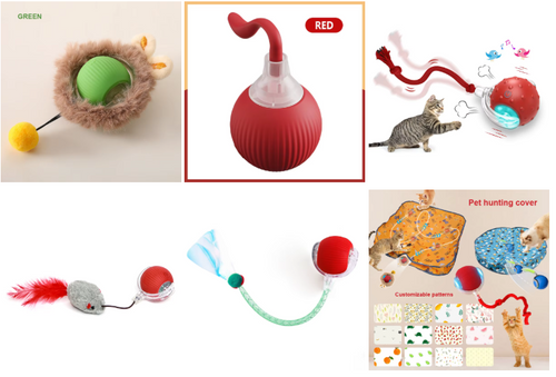 Automatic Moving Ball Dog Toy Teaser