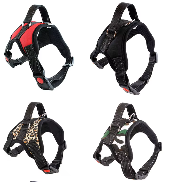 Reflective Breathable Multi-design Big Pet Dog Harness