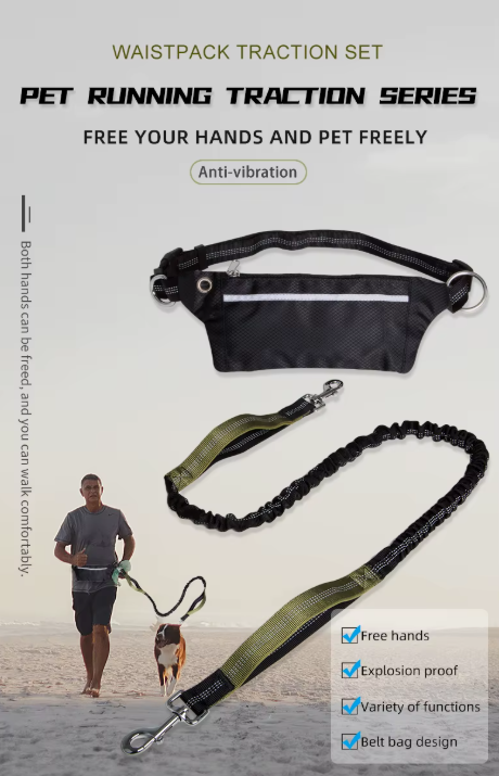 Retraceable  Dog Leash No Hand