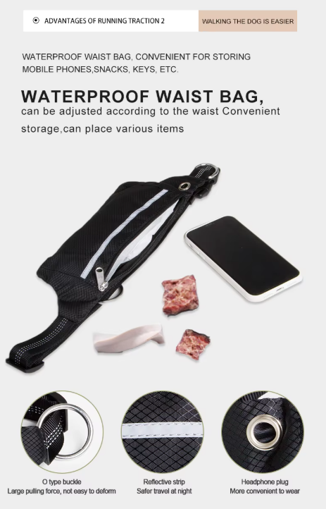 Retraceable  Dog Leash No Hand