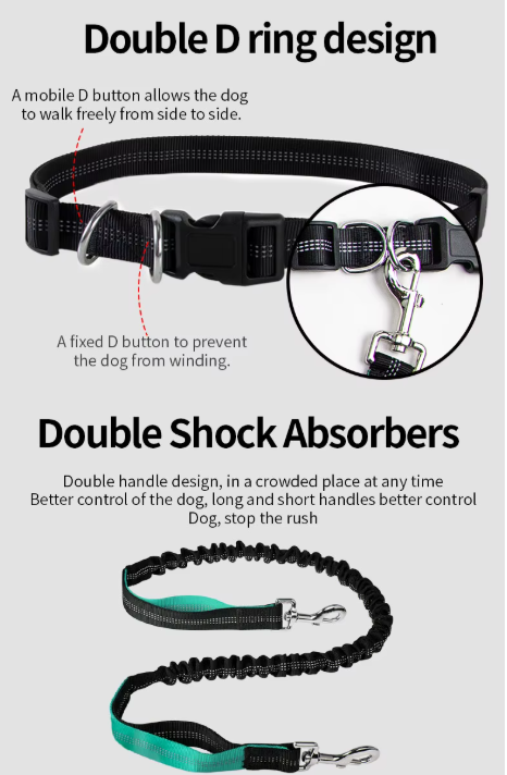 Retraceable  Dog Leash No Hand