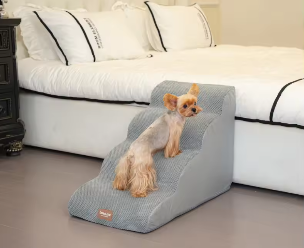 Soft Foam Dog Stairs with Anti-Skid Base (2–5 Steps)